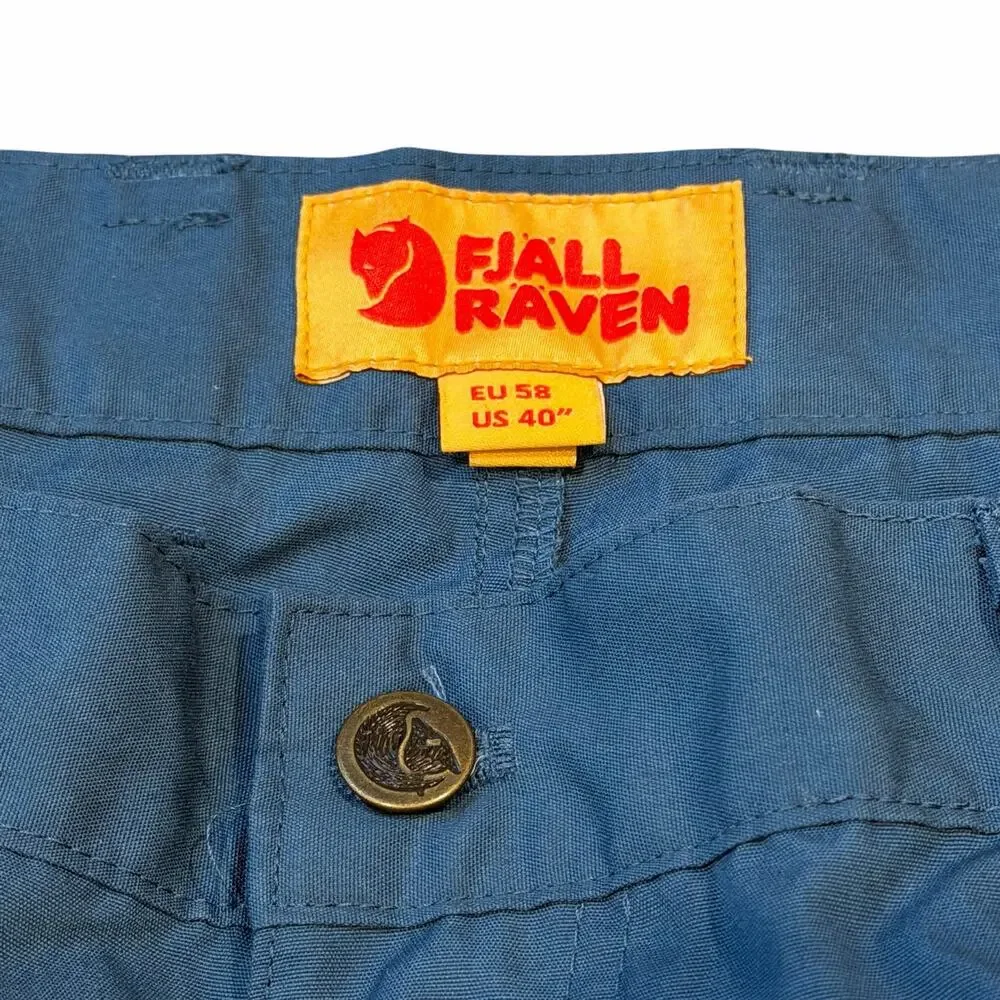 Fjallraven Greenland Pro G-1000 Trekking Pants Mens EU 58 US 40 Medium Blue